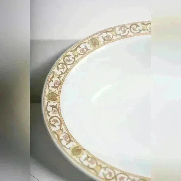 THE QUEENS HOTEL MONTREAL White Floral  Porcelain Dish Bowl Ridgways England - Picture 3 of 9